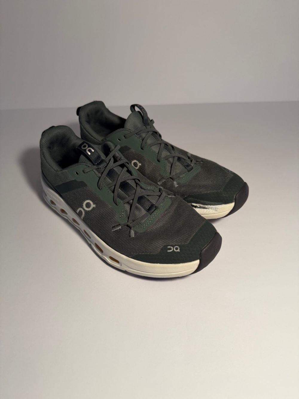 On Running Cloudleap Kid’s Running Shoes - Dark Green/Black
